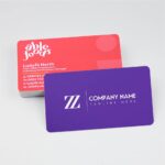 Velvet Finish Visiting Card