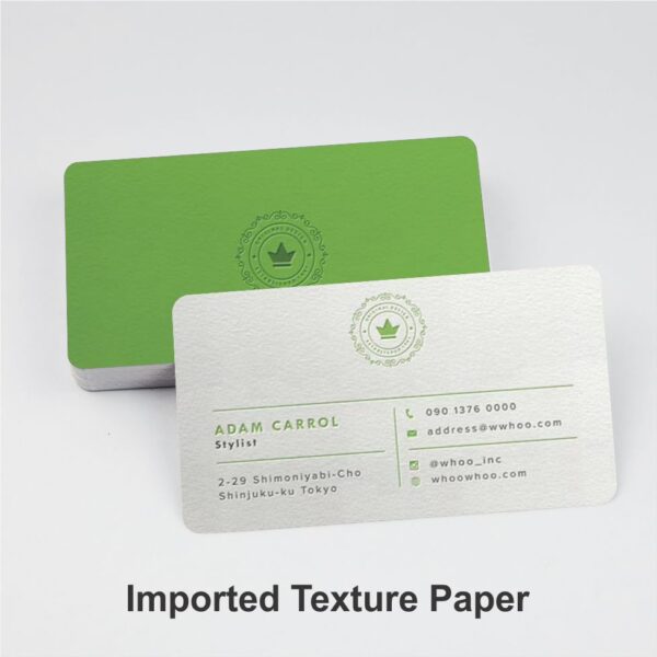 Textured or Kraft Paper Visiting Card