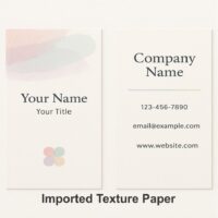 Textured or Kraft Paper Visiting Card - Image 2