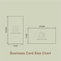 Textured or Kraft Paper Visiting Card - Image 6