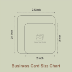 Square with Round Corner Visitng Cards - Image 4