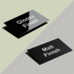 Square with Round Corner Visitng Cards - Image 3